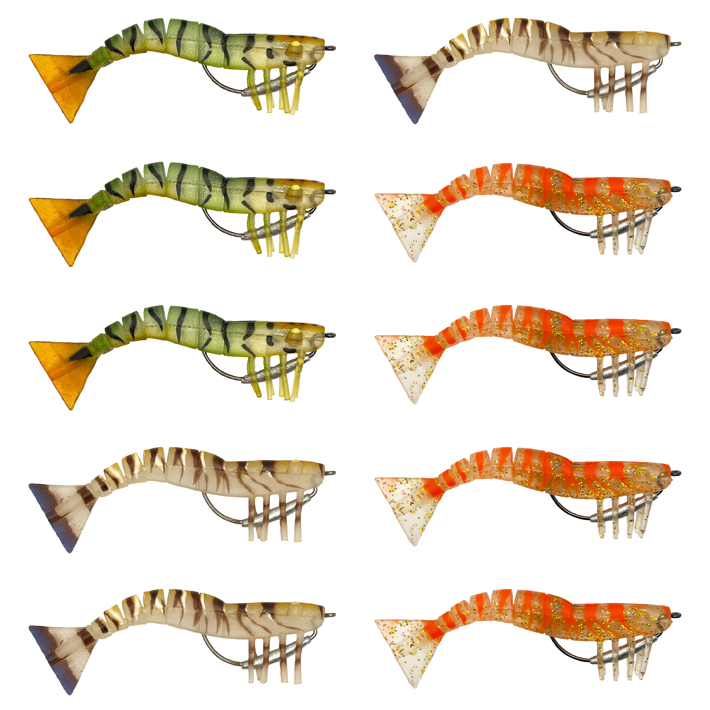 120mm Lively Prawn Ten Pack - Mixed (Standard) image