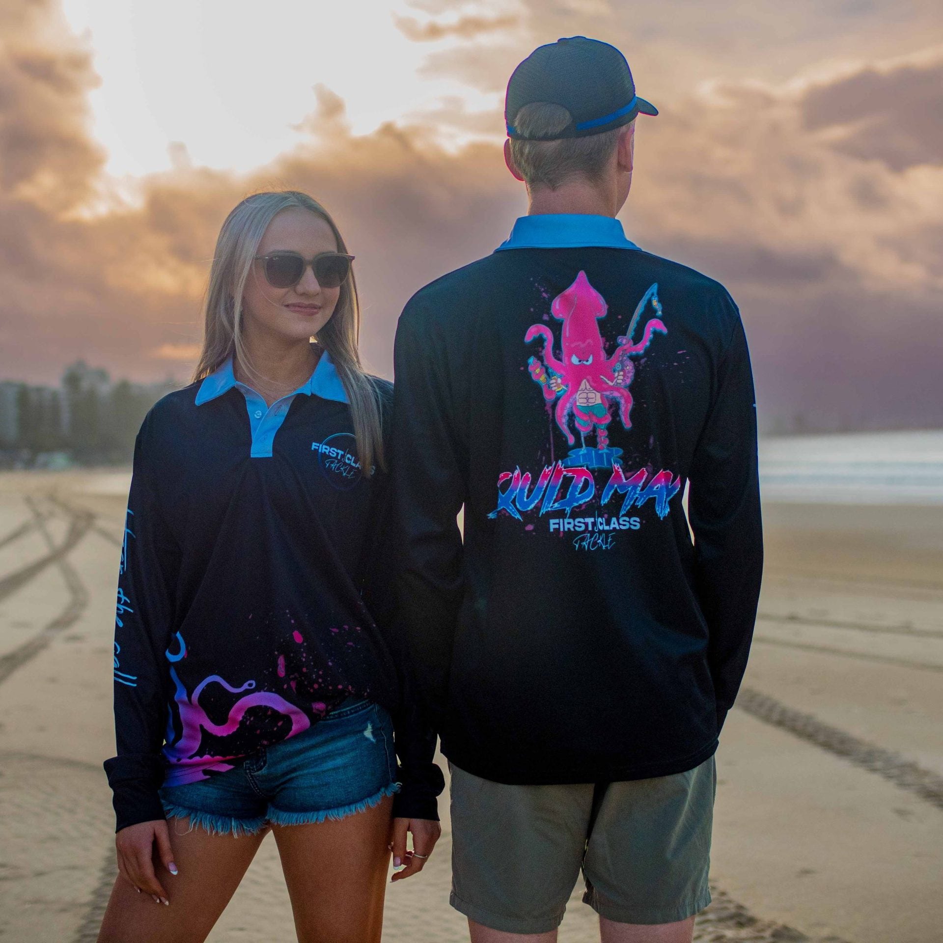 SQUID MAN Long Sleeve Fishing Shirt image 0
