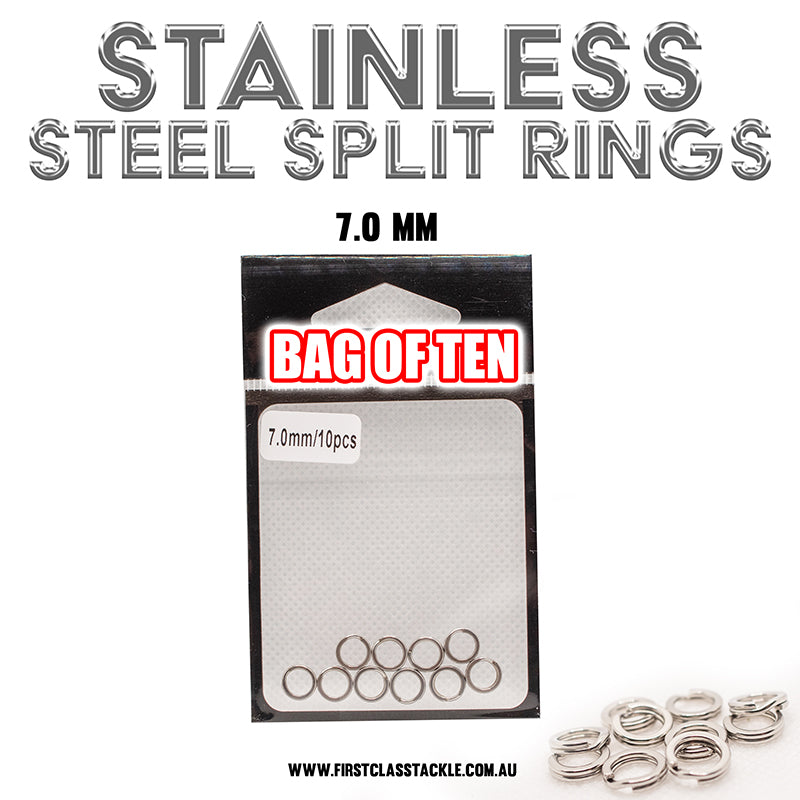 Stainless Steel Split Rings - 7mm image