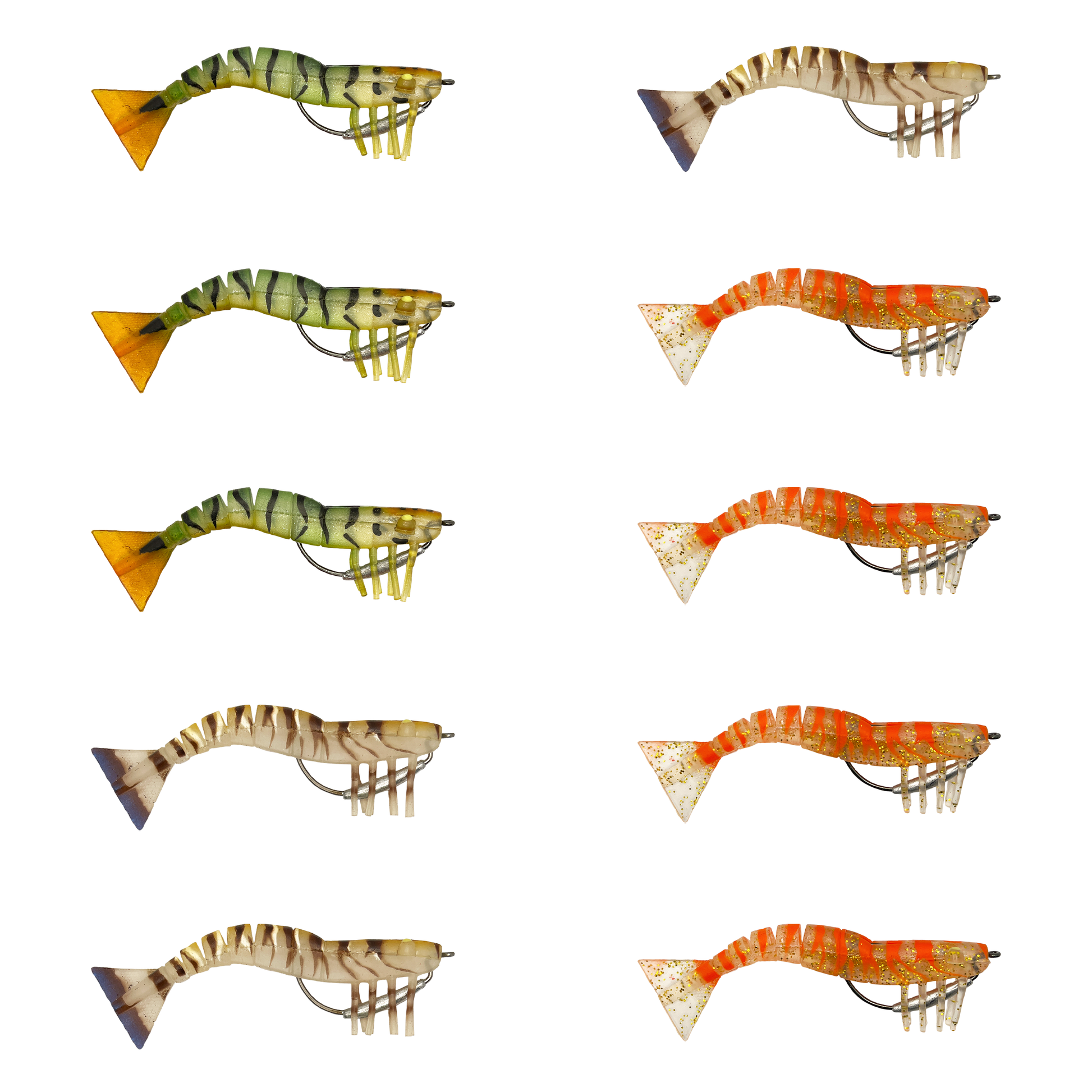 90mm Lively Prawn Ten Pack image 0