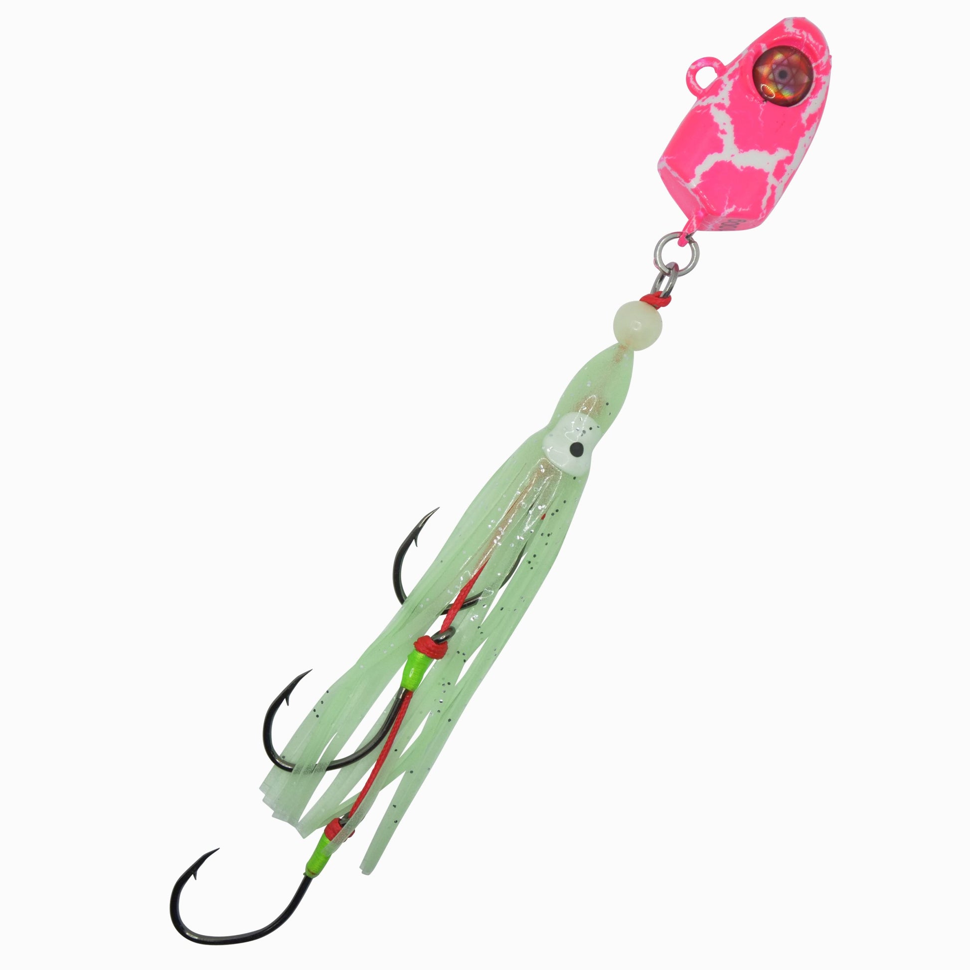 Triple Danger Hybrid Bait Jig - 100g, Pink Lighting image