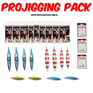 Skipper's Pro Jigging pack includes Jigs, Assist Hooks and split rings.